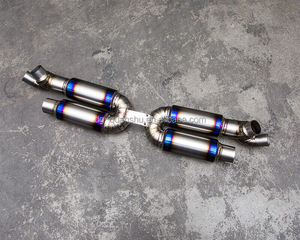 Silenciador de Escape de Titanio y Acero Inoxidable para Porsche <span class=keywords><strong>911</strong></span> <span class=keywords><strong>Turbo</strong></span> / <span class=keywords><strong>Turbo</strong></span> <span class=keywords><strong>S</strong></span> 991.1 <span class=keywords><strong>991.2</strong></span> - Product Image 2