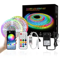 AMAZON RGB smart dreamcolor lights 15m app control wifi rgbic Светодиодная лента