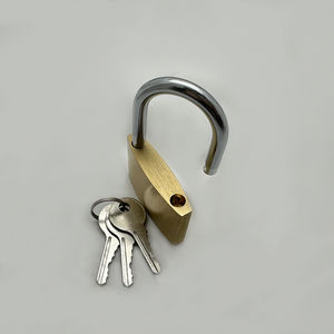 Candado de latón fino de 25mm con llave, candado pequeño para equipaje barato - Product Image 5