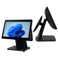 Terminal de point de vente de bureau à double écran tactile Windows/Android/Linux JSJ JSJ68-D-116 personnalisé en gros, Bluetooth/Wi-Fi 6 5G WiFi