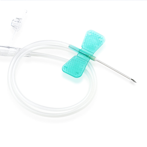 เข็มเจาะเลือดแบบใช้แล้วทิ้งชนิดสองปีกพร้อมตัวล็อคแบบลูเออร์ - Product Image 1