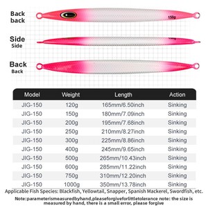 Aisunss Leurre de pêche vertical en silicone lumineux <span class=keywords><strong>pour</strong></span> eau salée, jig lourd <span class=keywords><strong>pour</strong></span> <span class=keywords><strong>la</strong></span> pêche en eau profonde, avec yeux 3D <span class=keywords><strong>pour</strong></span> <span class=keywords><strong>la</strong></span> bar et le <span class=keywords><strong>dorade</strong></span> - Product Image 2