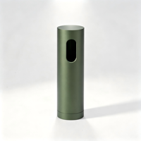 Boîtier de lampe torche pour appareil de beauté usiné sur mesure par CNC, en acier inoxydable et alliage d'aluminium, avec surface anodisée dure