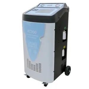 Máquina de recuperación de CA R134a 1234yf de gas dual, máquina de reciclaje de aire acondicionado automático, cambiador de refrigerante de vehículo