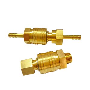 Raccordo Rapido Pneumatico in Ottone Tipo Tedesco G1/4 per Compressori e Utensili ad Aria, Vendita Calda - Product Image 3