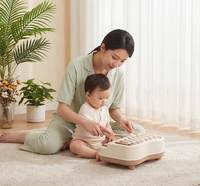 Juguete de Piano Xilófono 2 en 1 de 18 Teclas para Bebés, Piano de Golpeteo Manual para la Iniciación Musical de Niños Pequeños, Instrumento Educativo Temprano Montessori