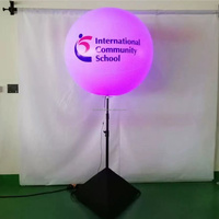 Ballon gonflable trépied grand format, imperméable, à changement de couleur, pour la publicité extérieure et la décoration d'événements