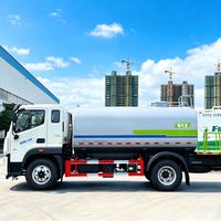 Camion-citerne à eau de 12 m³, camion-citerne Foton 6 roues 180 CV pour la pulvérisation routière et l'arrosage des espaces verts