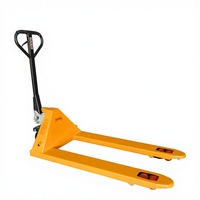 Nouveau chariot élévateur manuel 2/5 tonnes, transpalette manuel, largeur de fourche 685 mm, hauteur de fourche 80 mm, roues en caoutchouc/PU/nylon, tout-terrain