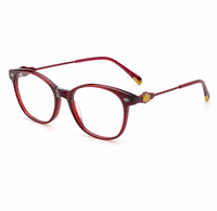 Montures Optiques Rondes pour Enfants 03007 avec Charnière à Ressort, Lunettes Flexibles pour Filles et Garçons, Mignonnes, pour Usage Quotidien en Classe