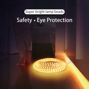 ไฟแถบ LED RGB สีขาว แบบยืดหยุ่น 60led 180led แรงดันสูง Smd5050 2835 ตัดได้ สำหรับภายนอกอาคาร กันน้ำ IP67 - Product Image 5