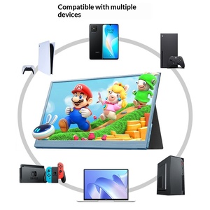 <span class=keywords><strong>Monitor</strong></span> portátil con pantalla táctil IPS de 15.6 pulgadas y resolución de 1080p, compatible con teléfonos inteligentes y portátiles. - Product Image 2