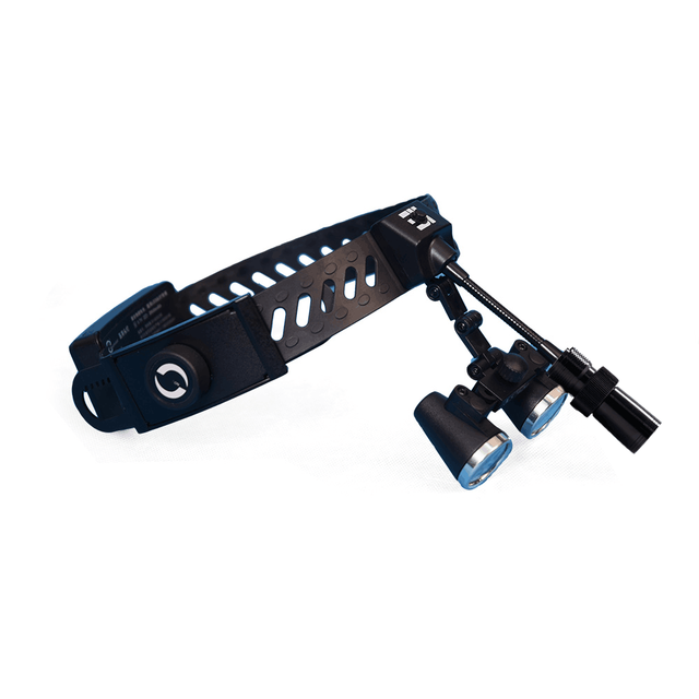 Integrated Surgical Headlight with Loupes Wireless Built-in Battery Headlight