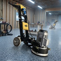 Ponceuse de bord de sol CFS-GDE320, largeur de travail 320 mm, machine à bords de surface en béton, disques diamantés, moteur, boîte de vitesses 220V/380V