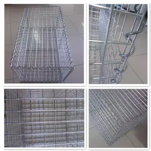 Gabion 돌 감금소 용접된 Gabion 상자, 용접된 메시 뜨거운 담dipped 진 직류 전기를 통한 용접 판매를 위한 정원 담을 위한 Gabion 벽/직류 전기를 통한 Gabion 돌 감금소