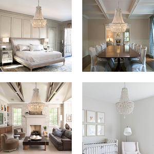 Candelabro <span class=keywords><strong>lampadario</strong></span> rustico in <span class=keywords><strong>legno</strong></span> <span class=keywords><strong>naturale</strong></span> lampada con perline lampadari in metallo appesi illuminazione decorazione per la casa luci a sospensione - Product Image 6