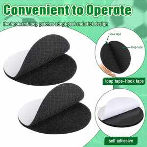 Umweltfreundliche Elastische Selbstklebende Nylon-Klettverschluss-Punkte - Product Image 2