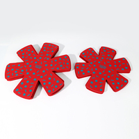Tapis et sous-plats de cuisine HONGYI écologiques et réutilisables de style américain en polyester irrégulier (diamètre 18cm/28cm/38cm)