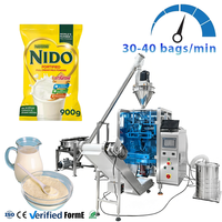 Ligne de production entièrement automatique de poudre de lait pur, machine de remplissage, de scellage et d'emballage pour la poudre de lait en Arabie Saoudite