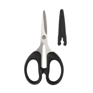 Ciseaux de pêche en acier inoxydable, 119mm, portables avec capuchon, pour outils de pêche en eau douce et en mer - Product Image 2
