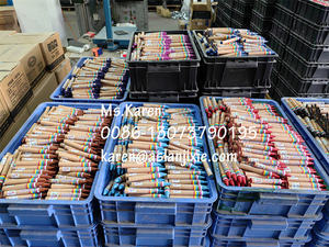 Machine d'emballage d'étiquettes de crayon de cire laminoir d'étiquettes de <span class=keywords><strong>pastel</strong></span> à l'huile étiqueteuse de bâton de peinture - Product Image 2