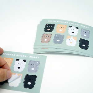 Vendita calda Logo impermeabile autoadesivo <span class=keywords><strong>carta</strong></span> vinilica formato A4 adesivo foglio di etichette tagliato a bacio all'aperto in vendita - Product Image 1