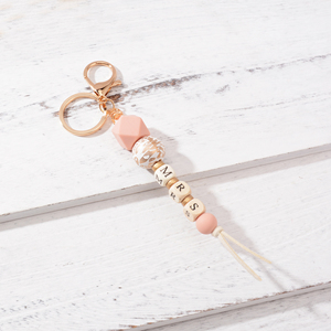 Nuevo Llavero de Silicona con Cuentas 2022, Llavero Personalizado con la Palabra <span class=keywords><strong>MAMA</strong></span>, Colgante para Bolso, Regalo para el Día de San Valentín y el Día de la Madre - Product Image 4