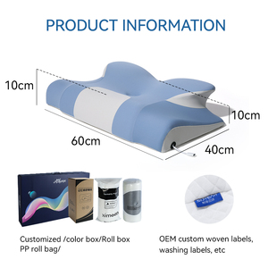 Cuscino <span class=keywords><strong>per</strong></span> la protezione della colonna vertebrale cervicale con impacco caldo di grafene <span class=keywords><strong>per</strong></span> <span class=keywords><strong>dormire</strong></span> meglio, realizzato <span class=keywords><strong>in</strong></span> <span class=keywords><strong>Memory</strong></span> Foam a rimbalzo lento - Product Image 6