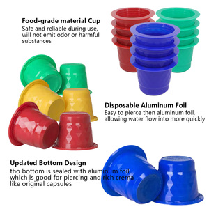 <span class=keywords><strong>Meilleures</strong></span> ventes pour les magasins : 1 ensemble de capsules de café, dosettes d'espresso, <span class=keywords><strong>filtres</strong></span> jetables en polygel - Product Image 3