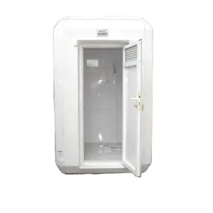 ONE PERSON MOBILE WC 150x150xh240 FIBERGLASS HARD POLYURETHANE FOAM MADE