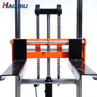 Haizhili 400KG 1700mm Plate-forme manuelle Plate-forme élévatrice portable Mini chariot élévateur hydraulique manuel à pneus