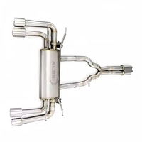 Knalpot Performa Mobil Catback untuk Jaguar F-TYPE 5.0 2013-2024 Ss304 Pipa Knalpot Valvetronic dengan Pengontrol Katup dan Ujung Knalpot