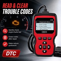 Lector de Códigos OBD2 Profesional V320, Escáner de Diagnóstico de Fallas del Motor, Eliminador de Códigos DTC, Herramienta de Reinicio de Luz de Advertencia del Motor