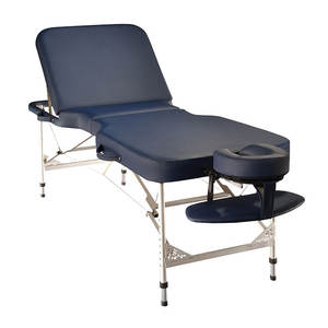 <span class=keywords><strong>Table</strong></span> <span class=keywords><strong>de</strong></span> <span class=keywords><strong>massage</strong></span> portable en aluminium Vigor Deco avec dossier en <span class=keywords><strong>bois</strong></span> massif, <span class=keywords><strong>table</strong></span> <span class=keywords><strong>de</strong></span> spa pour soins du visage - Product Image 4