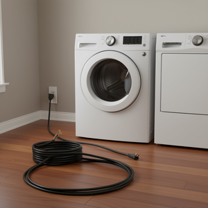 10 Ft Dryer Power <b>Cord</b> <b>4</b> <b>Prong</b> Nema 14 30P With Eyelet Connectors For Home Appliance Use - Product Image 2