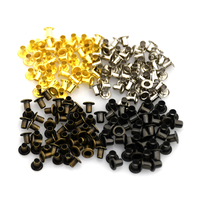 Cloxy 1.5mm oeillets de rideau en métal petits oeillets en laiton de placage pour sac vêtement chaussures chapeaux