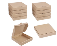 Boîtes à pizza jetables de qualité alimentaire 10 pouces 12 pouces en carton ondulé, emballage chauffable, conteneur à pizza