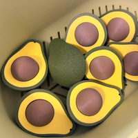 Groothandel Grensoverschrijdende Nieuwe 3D-geprinte Avocado Fruit Decompressie Hangertje Tasdecoratie Clickers Stressverlichtende Speelgoed