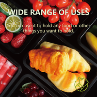 Boîtes alimentaires Lock Fresh pour plats à emporter : légumes braisés, fruits, fruits de mer, tofu – Boîtes personnalisées en plastique PP de qualité alimentaire