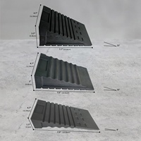VIGFIT gym paire réglable antidérapant nature caoutchouc rampe haltérophilie mollet civière Slant Board squat coin bloc (4PCS)