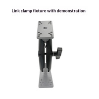 Support de fixation robuste pour caméra d'action, tablette industrielle, voiture, tablette, ordinateur portable, compatible avec rotule de 1,5 pouce, tige de connexion de 15 cm
