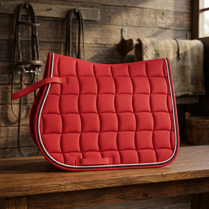 Almohadillas de Silla de Montar de Poliéster Satinado Personalizadas de Primera Calidad, Forro de Malla, Cómodas y Duraderas, Hechas en Pakistán - Suministros Ecuestres - Product Image 2