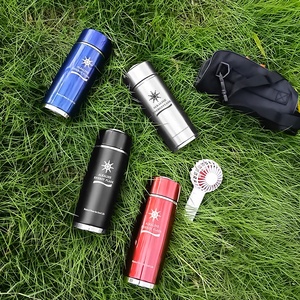 Soudron Alkaline Flask nước PH 8-10 cân bằng thép không gỉ 7 loại quả bóng khoáng chai nước Flask với bộ lọc - Product Image 4