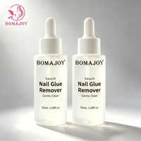 Dissolvant de colle à ongles professionnel pour salon, liquide, vente en gros, 50 ml, décolleur rapide pour faux ongles en gel, inodore, sûr, sans dommages