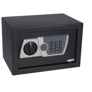 Coffre-fort électronique Safewell noir avec serrure à code, coffre-fort en acier métallique amélioré pour usage domestique - Product Image 1