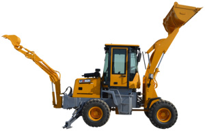Retroexcavadora <span class=keywords><strong>4x4</strong></span> de 2.5 Toneladas con Cargador Frontal <span class=keywords><strong>y</strong></span> Retroexcavadora, Precio Económico, Fabricante Chino con Certificación CE EPA - Product Image 5