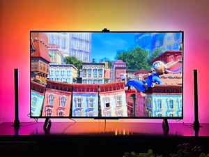 Giá tốt tuya Wifi điều khiển từ xa ngâm Bộ dụng cụ đôi thông minh thanh ánh sáng rgbic TV LED Strips đèn nền với máy ảnh - Product Image 4