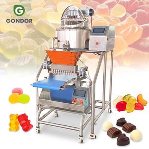 Licorice Candy Bonbon Form Small <b>Lollipop</b> Gummy Production Semi Automatic Bear Making Maker Make Machine - Product Image 1