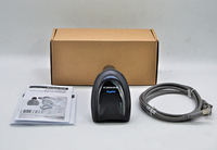 Pemindai Barcode Genggam Datalogic QD2400 QD2430 QD2437 Berkabel dan Nirkabel 1D 2D Pemindaian Cepat Dengan Auto Sense Stand