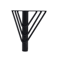 Pieds de canapé modernes en fer robuste, pieds de meubles de remplacement pour villa, armoire, canapé, chaise, lit – Or, Noir, Argent